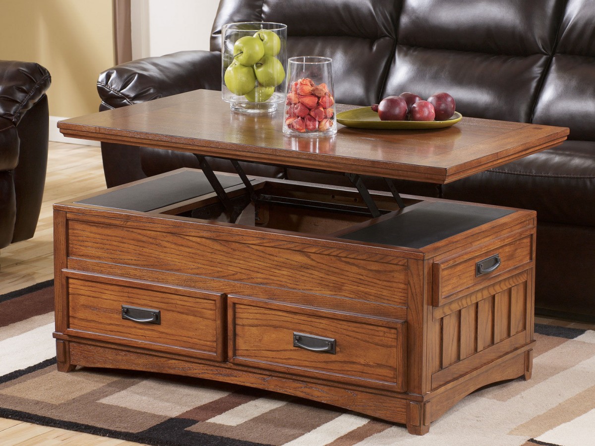trunk living room table